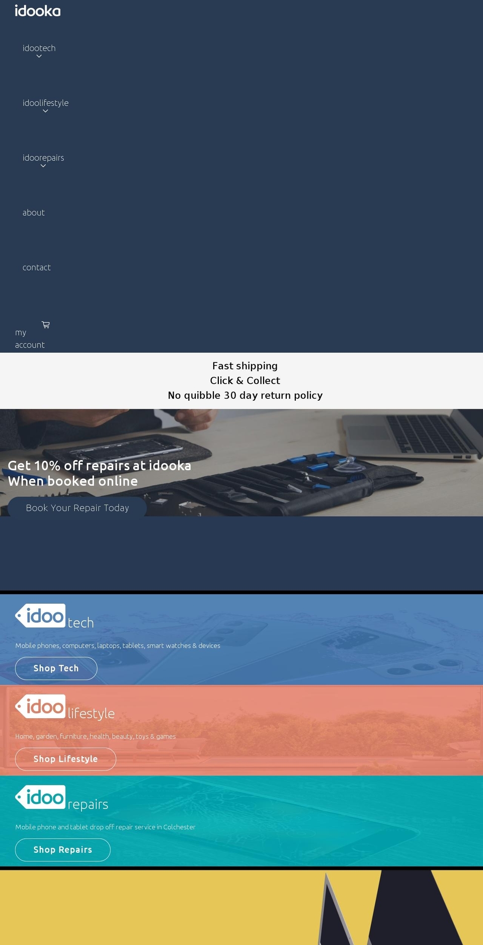 idooka.com shopify website screenshot