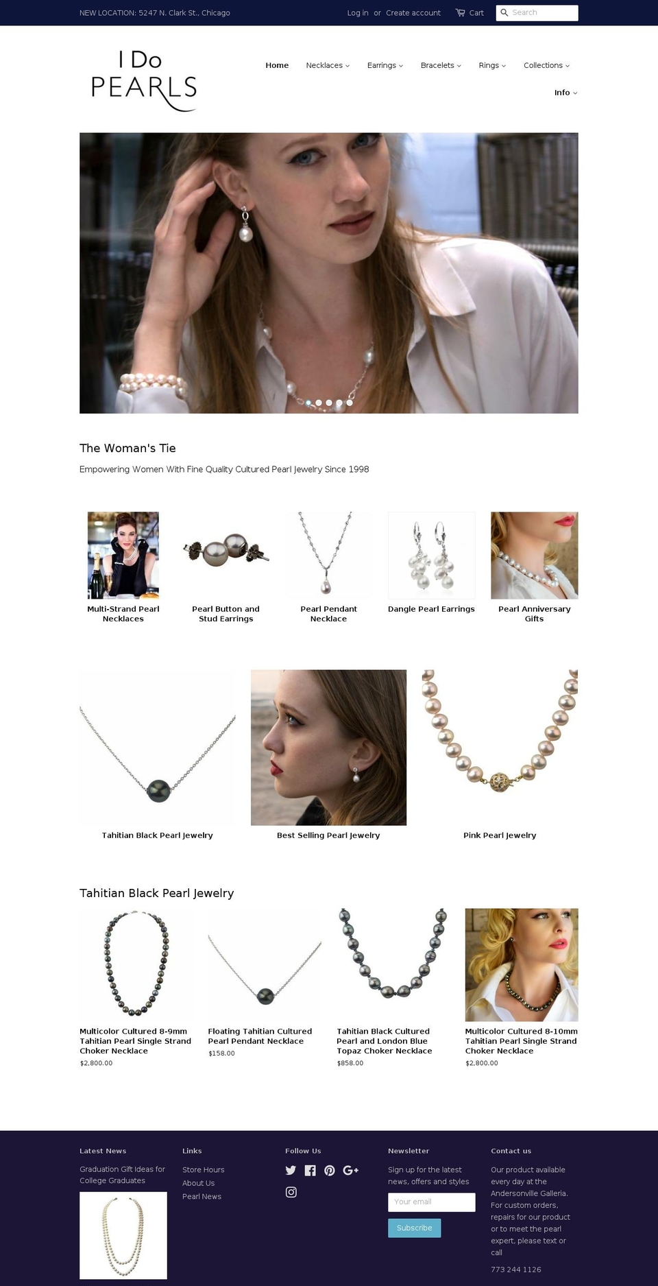 idopearls.com — Shopify storefront screenshot