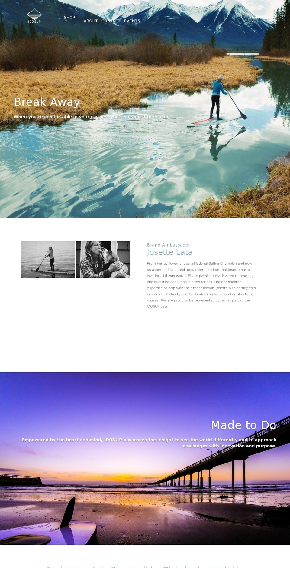 idosup.com shopify website screenshot