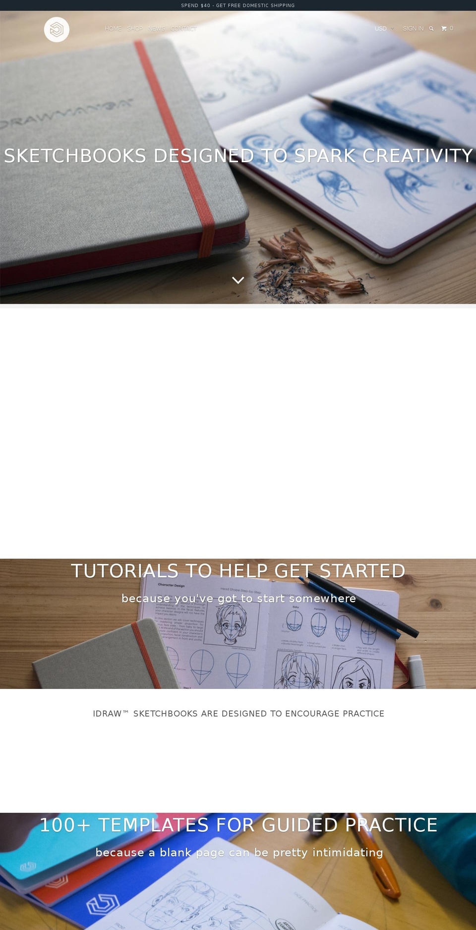 idrawcomics.com shopify website screenshot