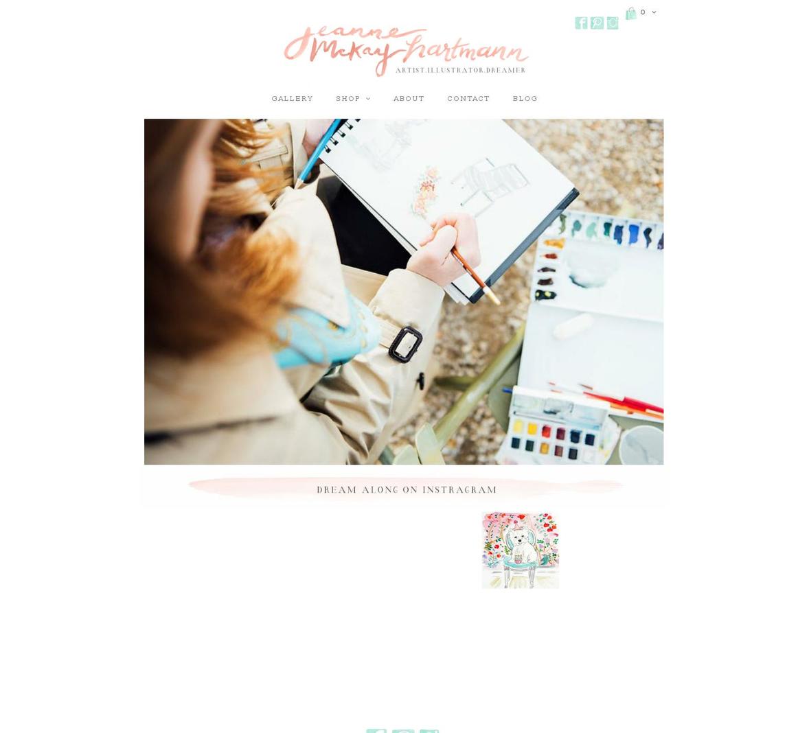 idreamofstudios.com — Shopify storefront screenshot