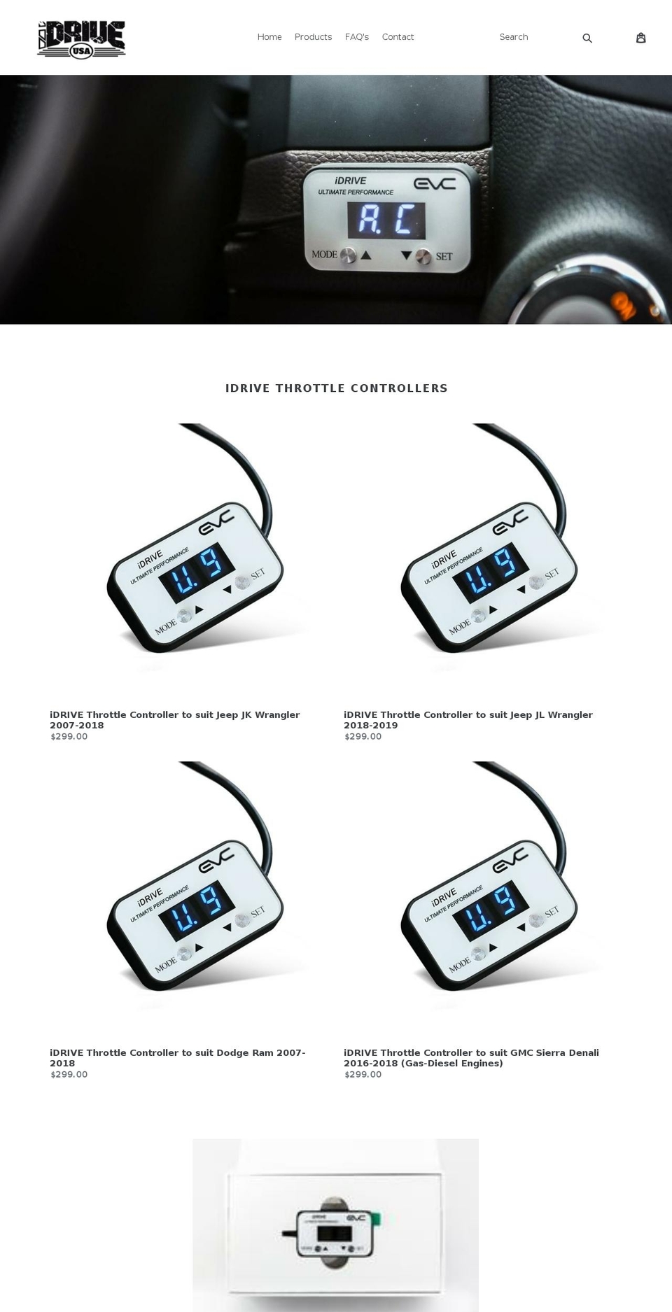 idrive-usa.com shopify website screenshot