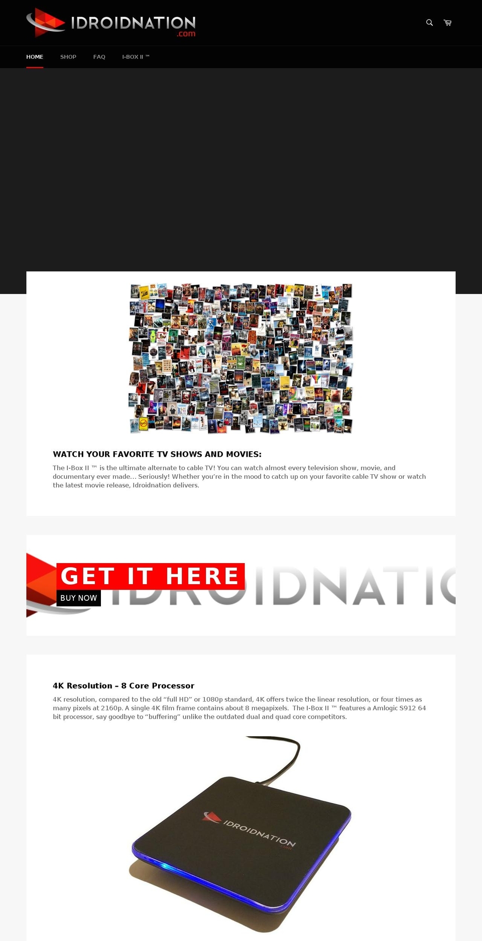 idroidnation.com shopify website screenshot