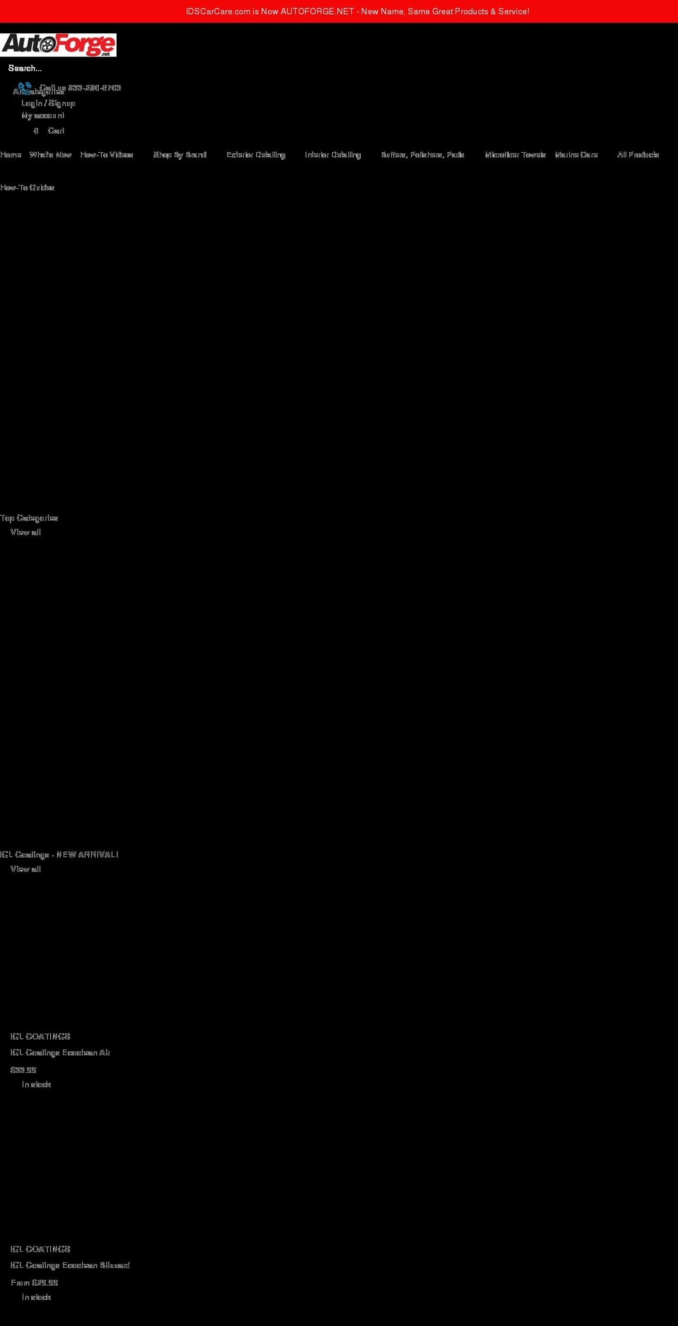 idscarcare.com shopify website screenshot
