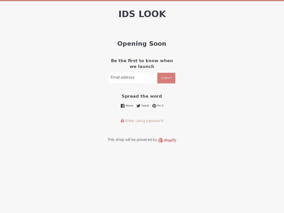 idslook.com — Shopify storefront screenshot
