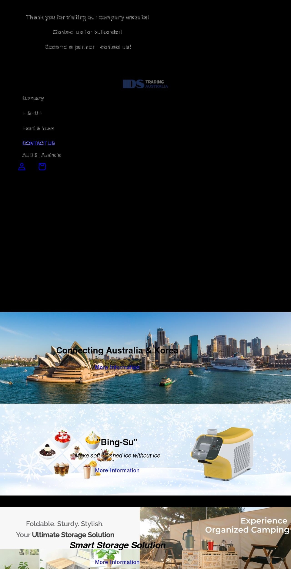 idstrading.com.au shopify website screenshot