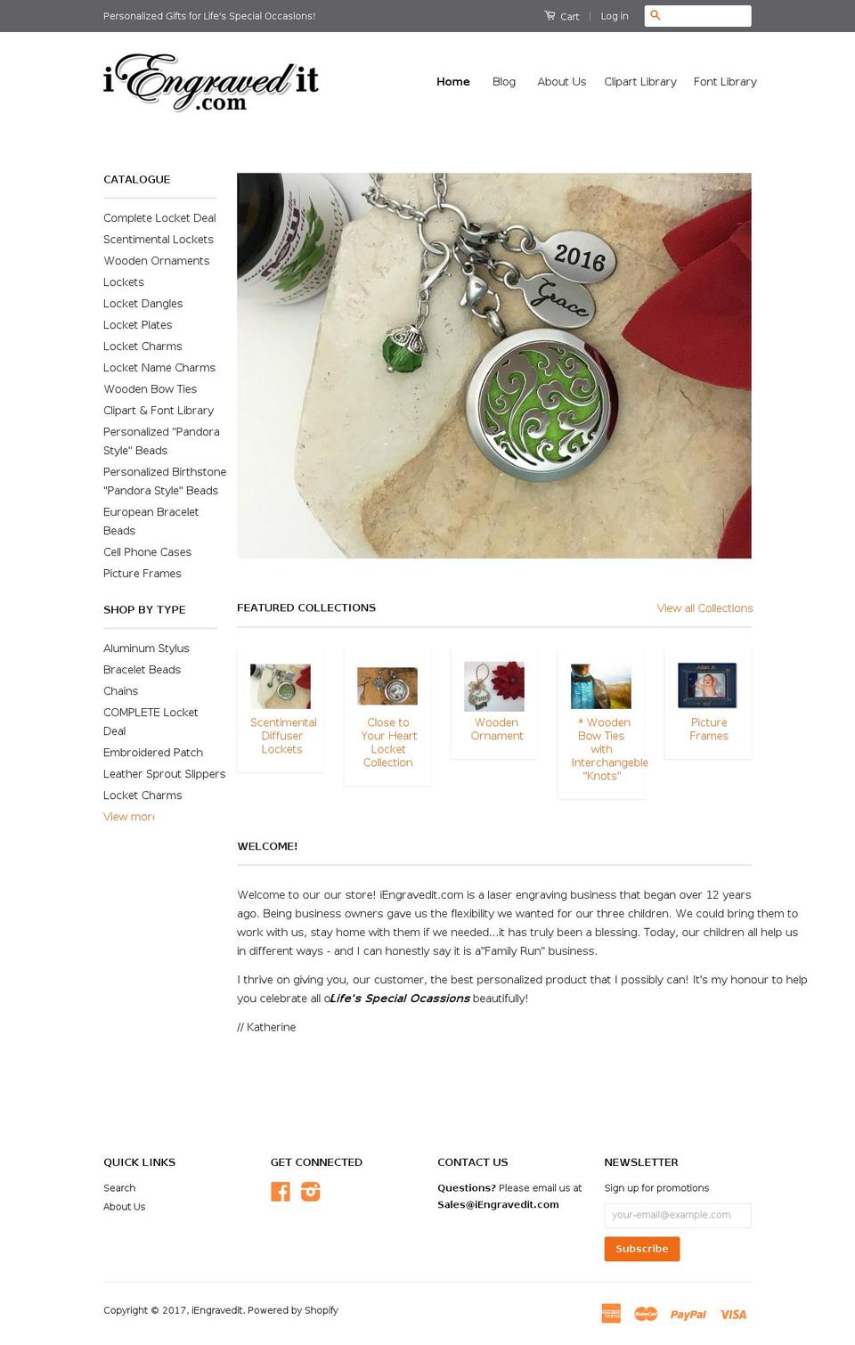 iengravedit.com shopify website screenshot