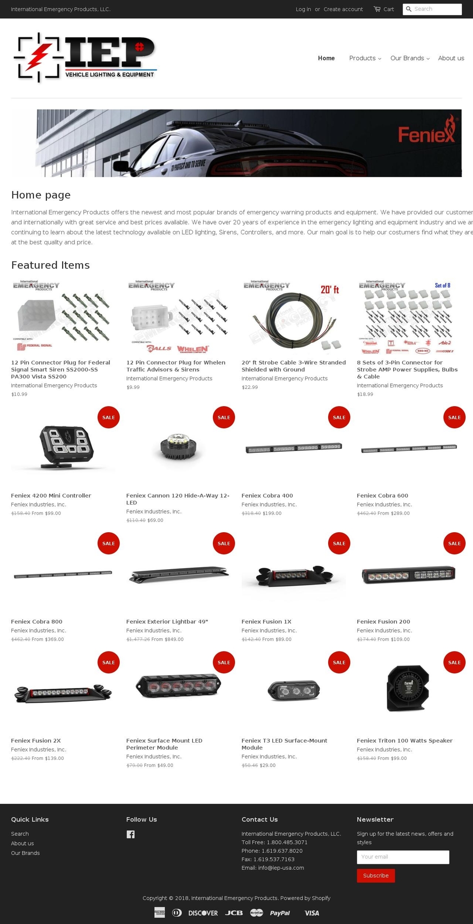 iep-usa.com shopify website screenshot