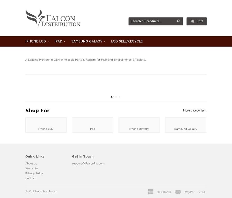 ifalconfix.com — Shopify storefront screenshot