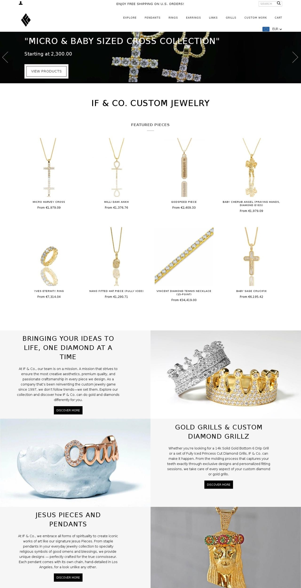 ifandco.net shopify website screenshot