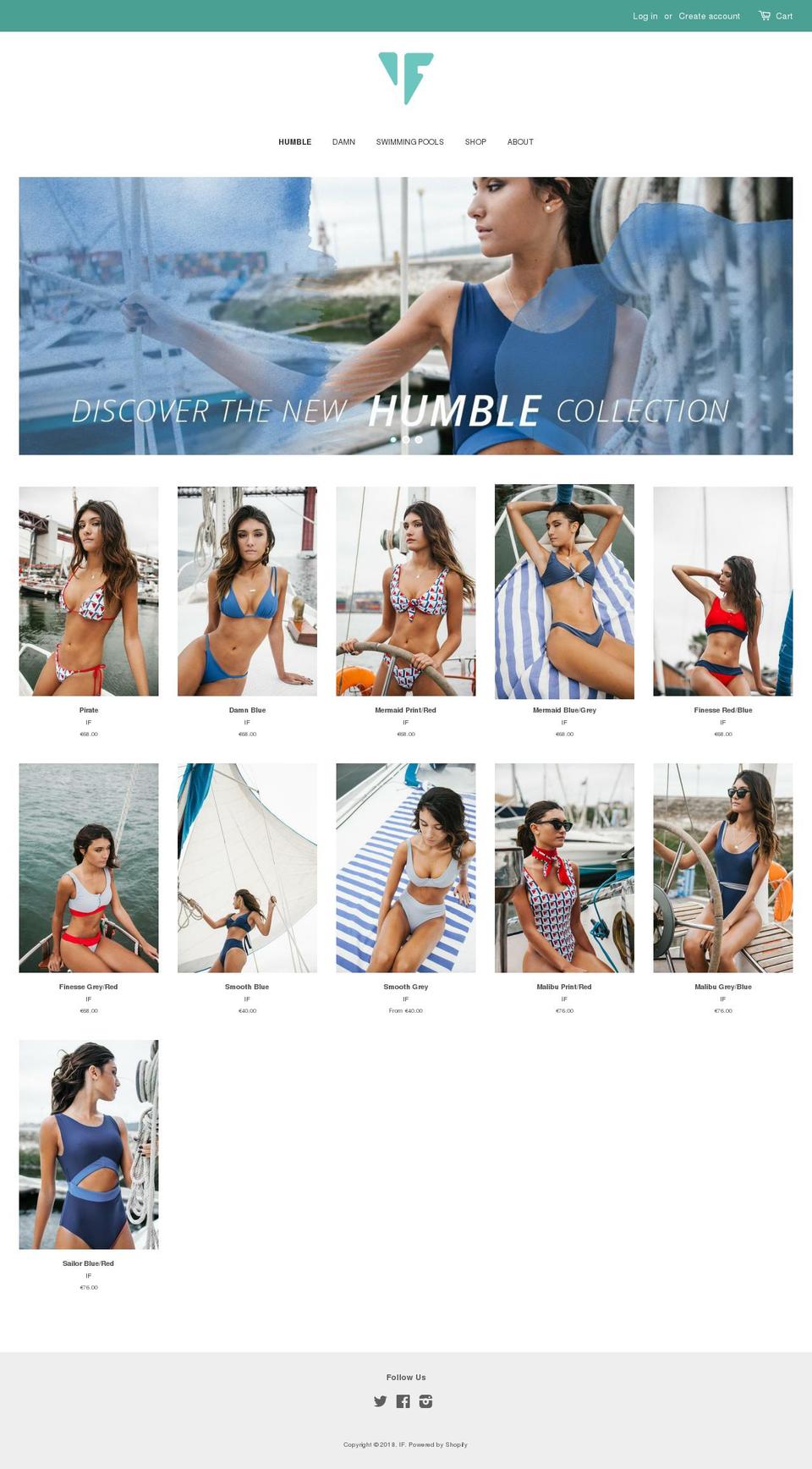 ifbyinesferro.com — Shopify storefront screenshot