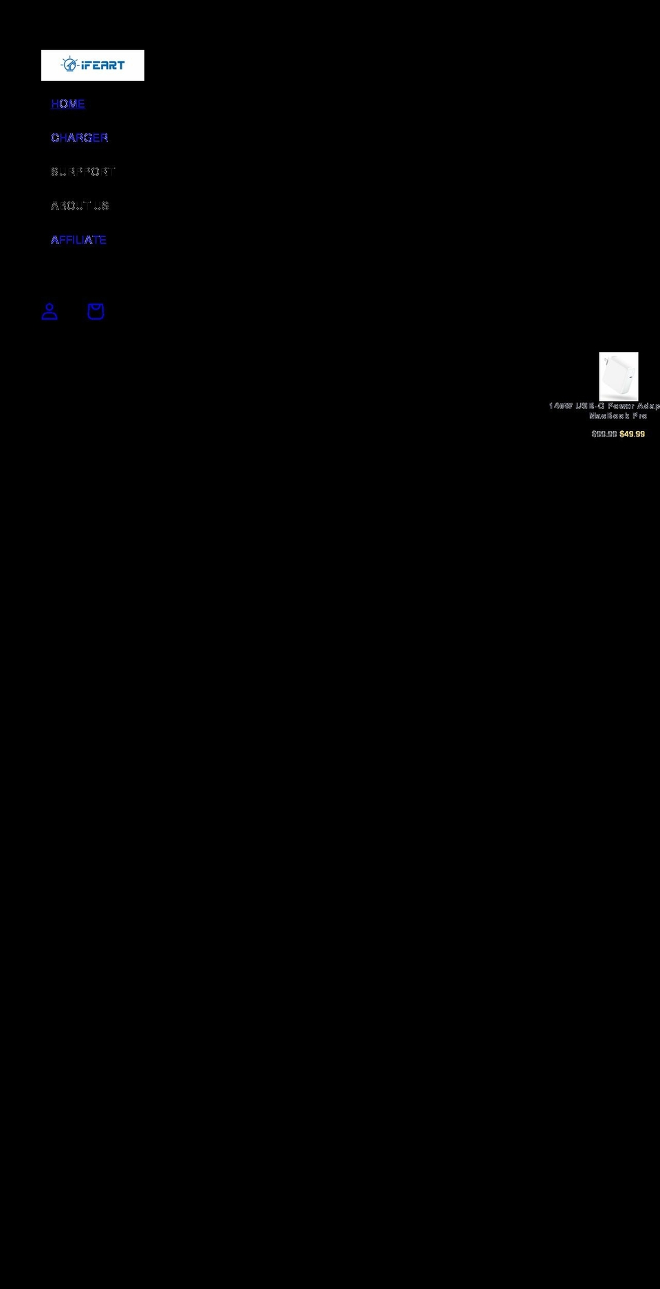 ifeartlife.com shopify website screenshot