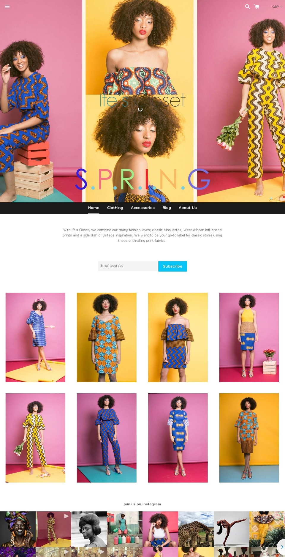 ifescloset.com shopify website screenshot