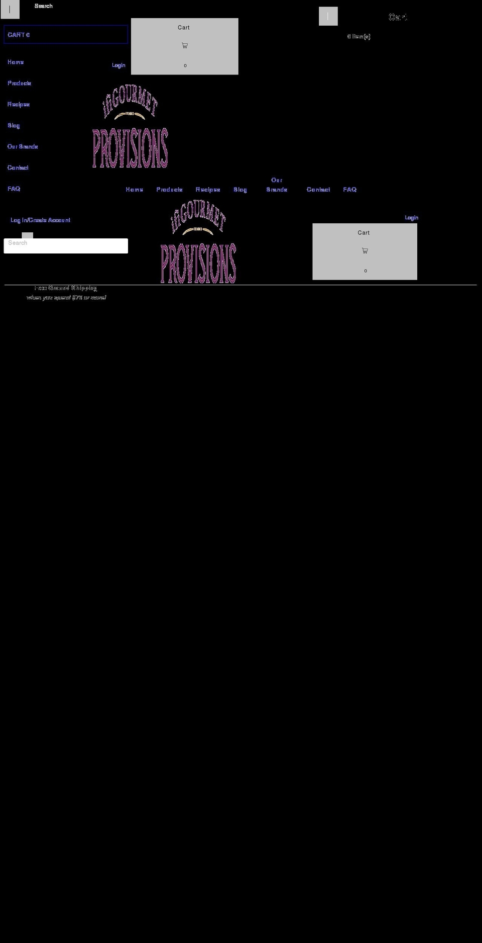 ifiprovisions.com shopify website screenshot