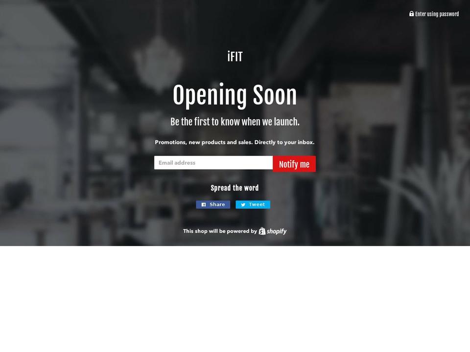 ifitstrong.com — Shopify storefront screenshot