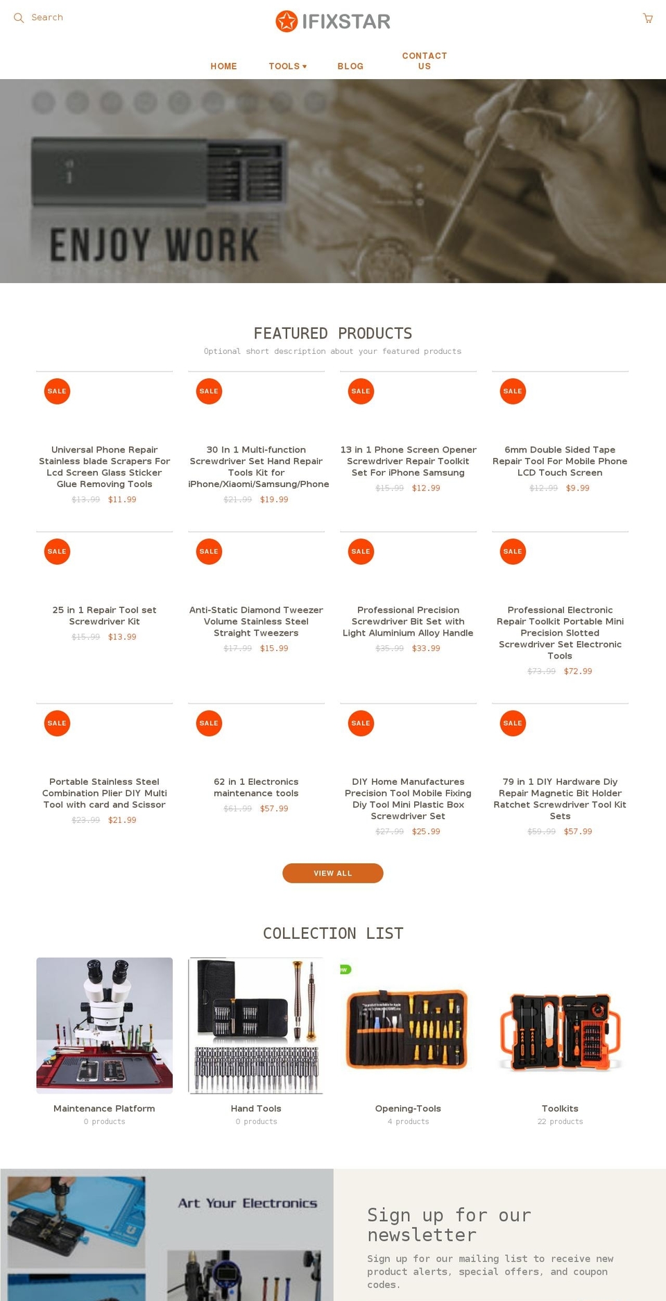 ifixstar.com shopify website screenshot