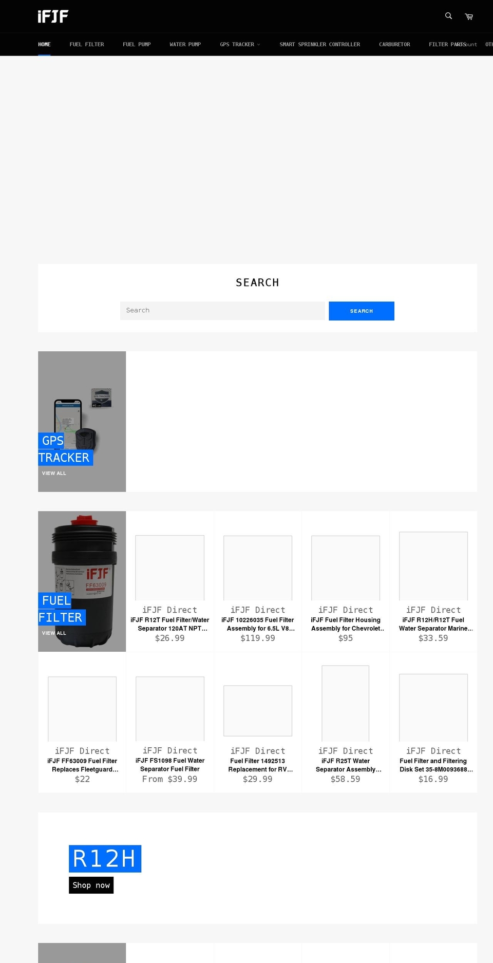 ifjf.net shopify website screenshot