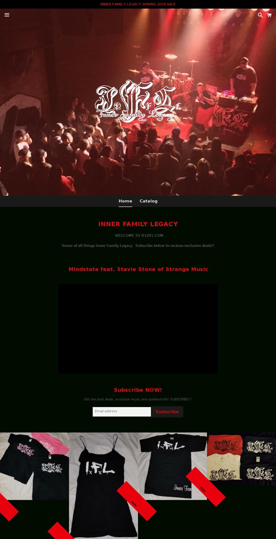 ifldfl.com — Shopify storefront screenshot