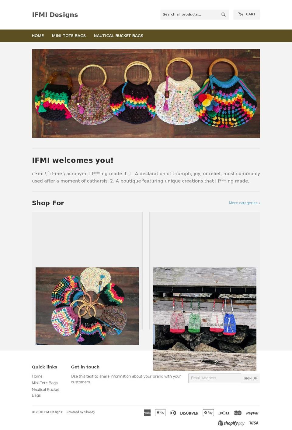 ifmi.co shopify website screenshot