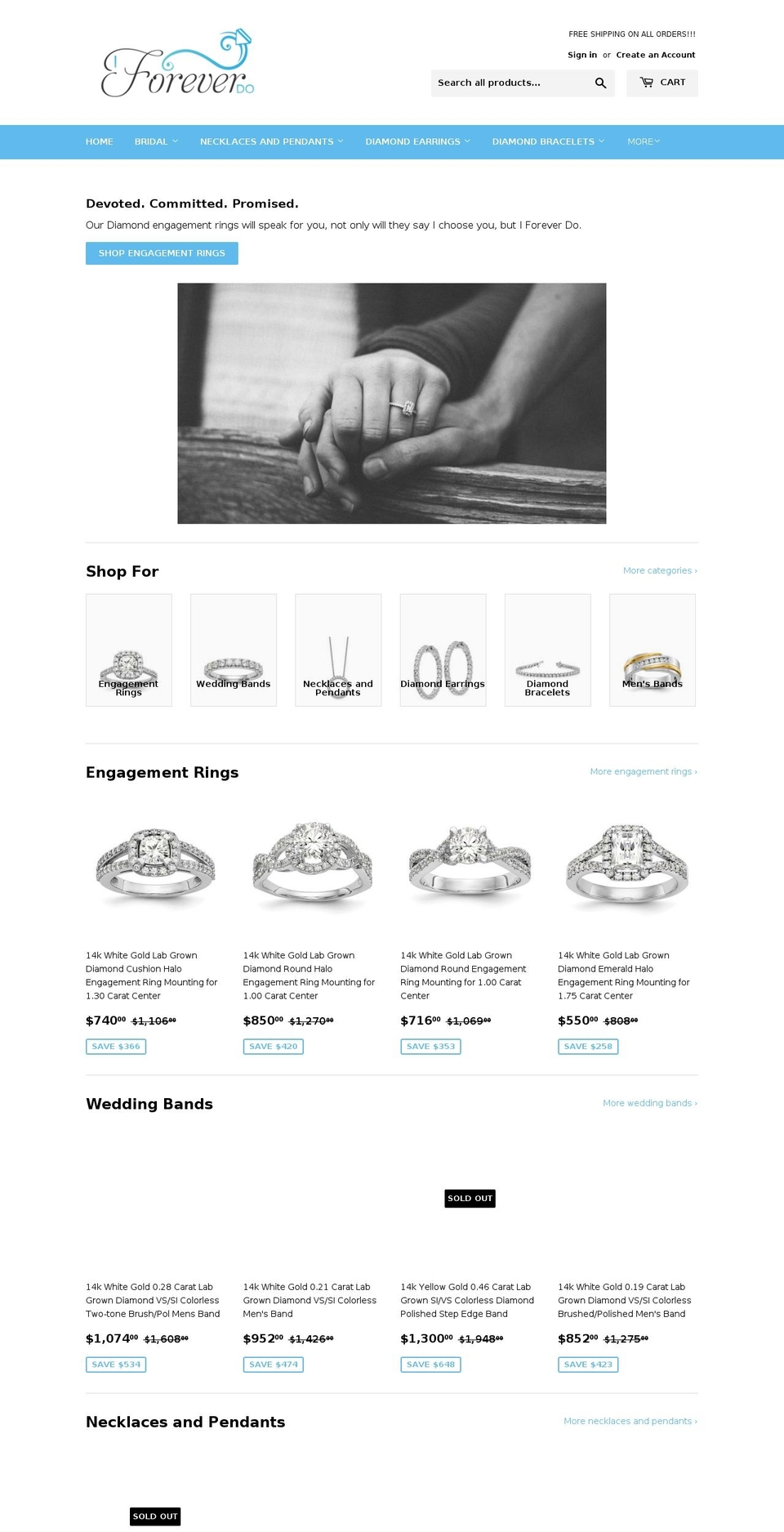 iforeverdo.com shopify website screenshot