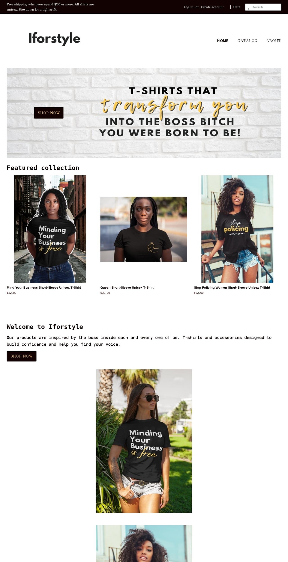 iforstyle.org shopify website screenshot