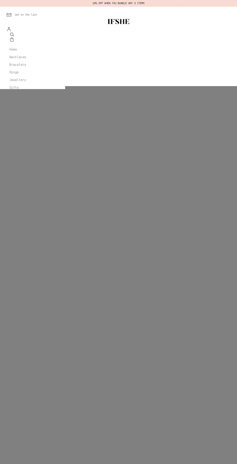 ifshe.co.uk shopify website screenshot