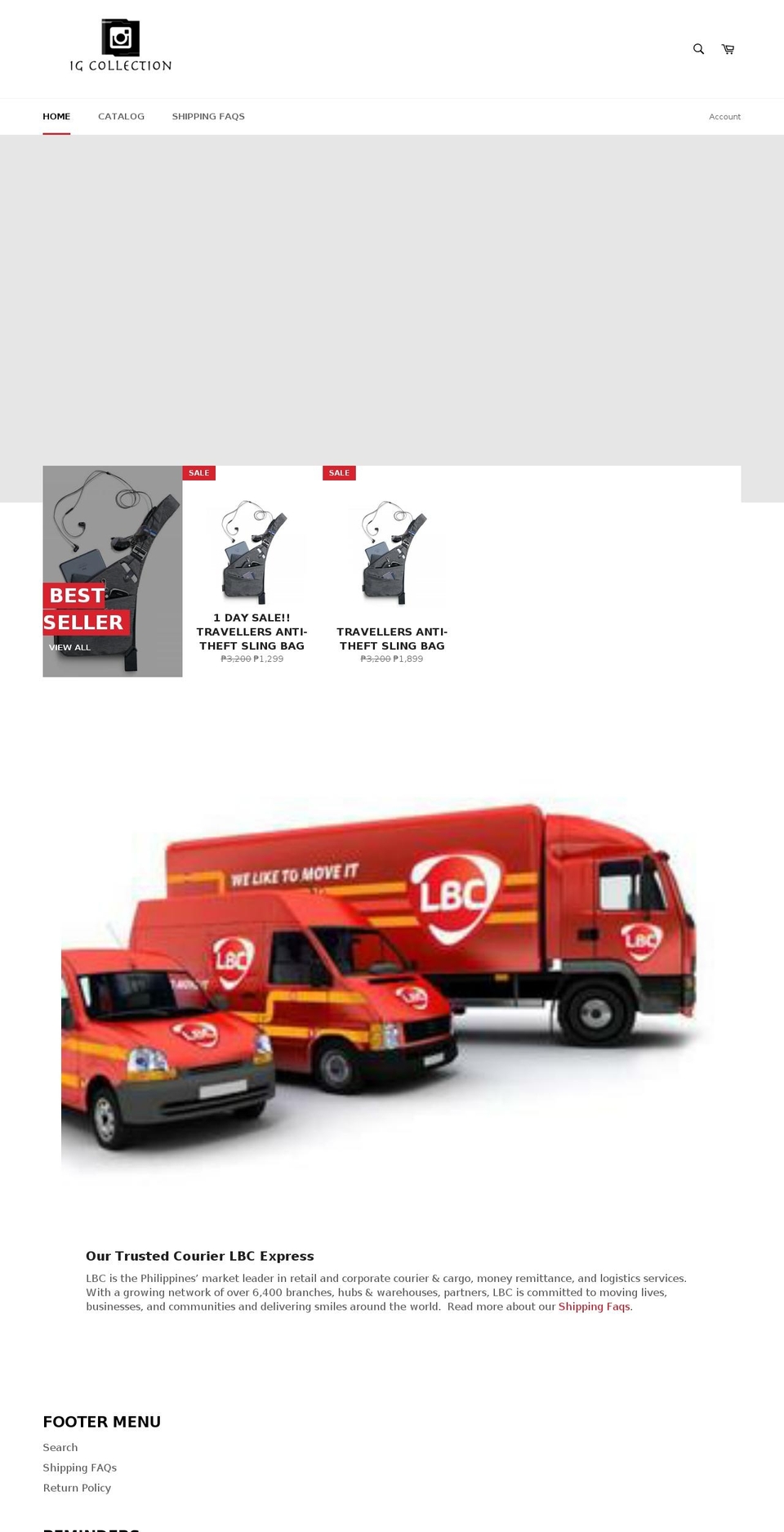 igcollection.com — Shopify storefront screenshot