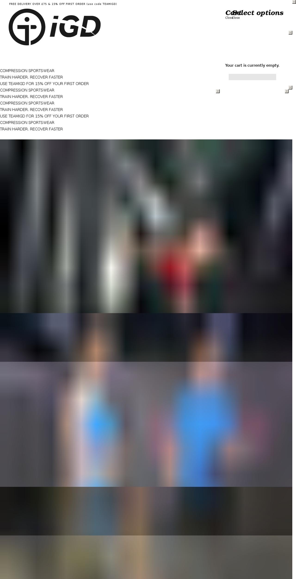 igdsport.com shopify website screenshot