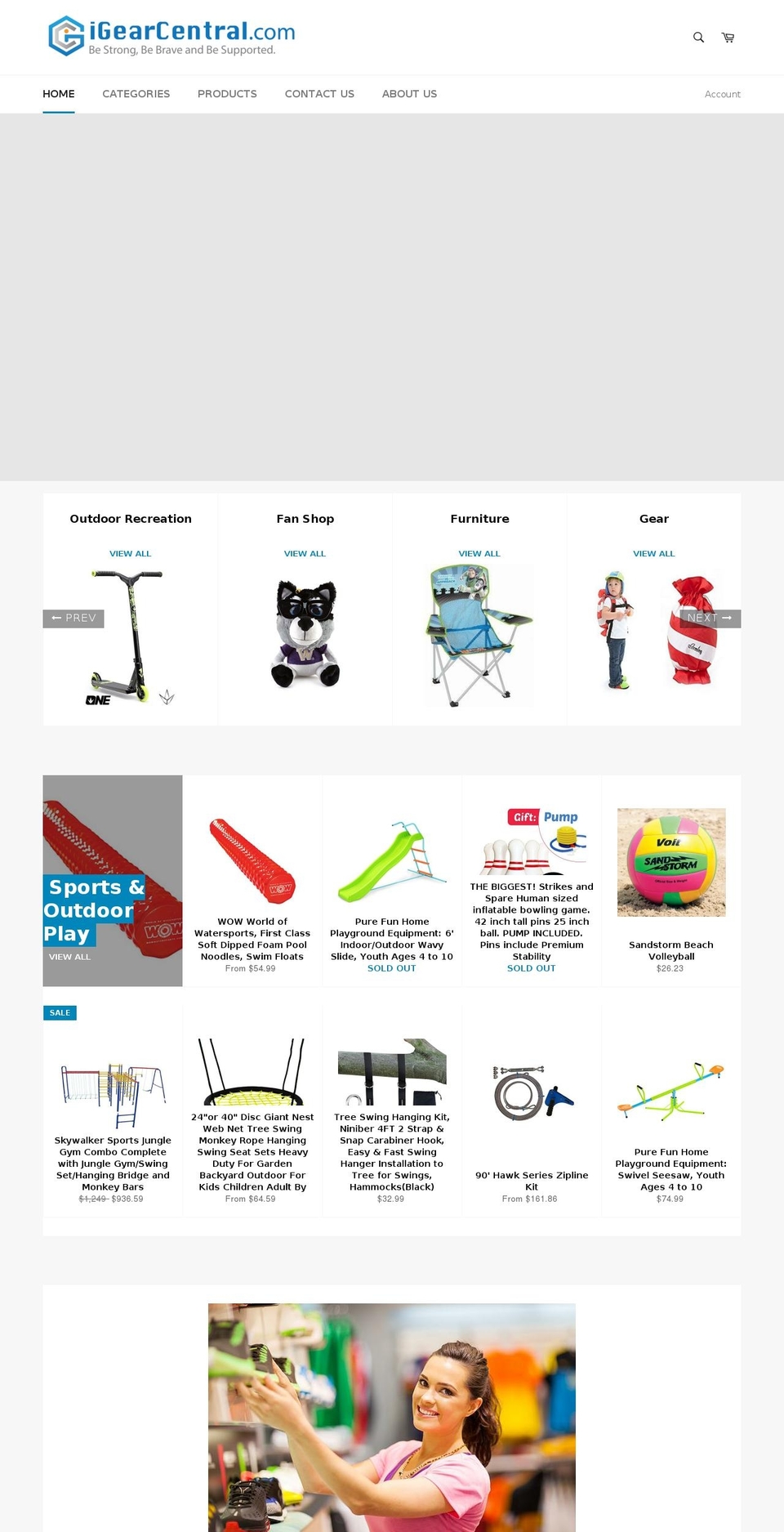 igearcentral.com — Shopify storefront screenshot