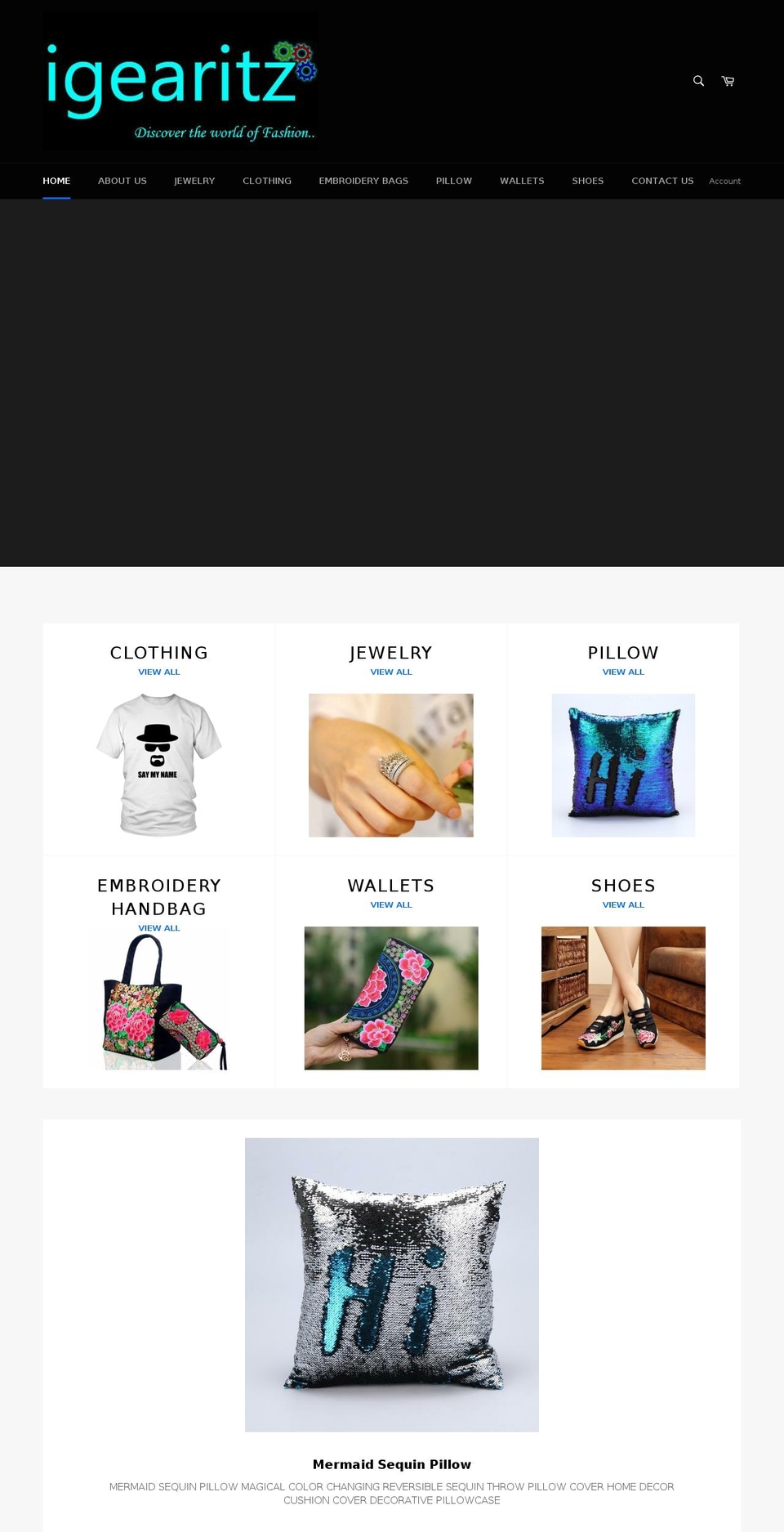 igearitz.com — Shopify storefront screenshot