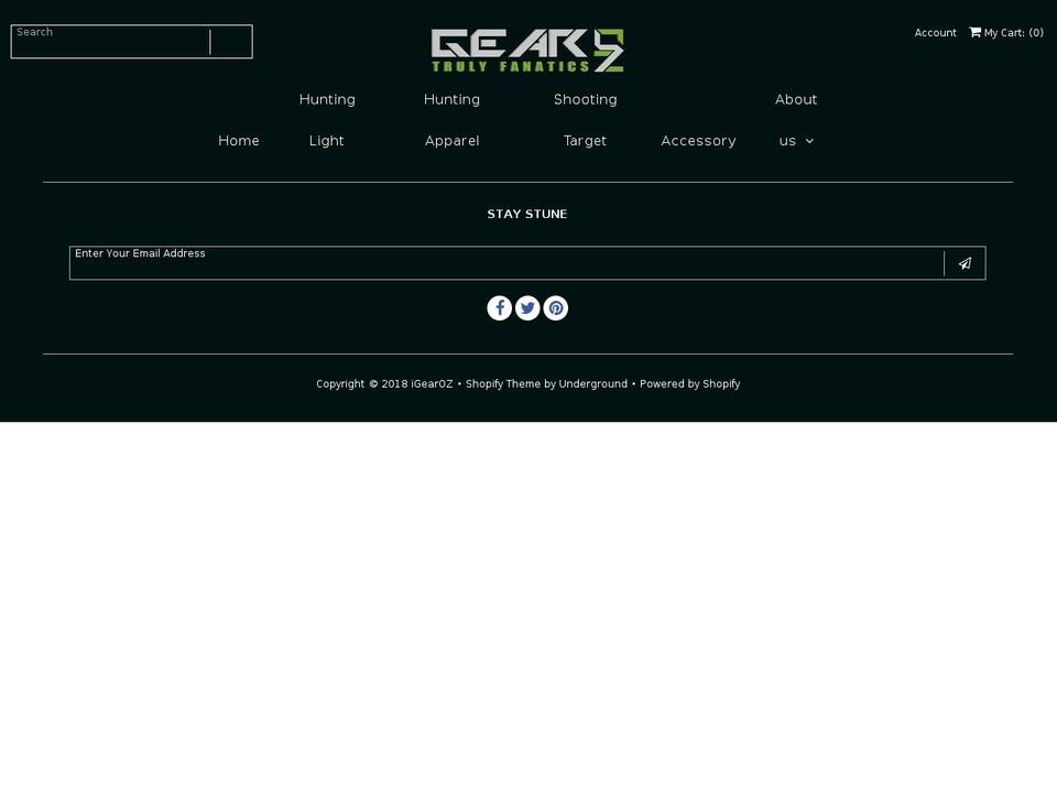 igearoz.com — Shopify storefront screenshot