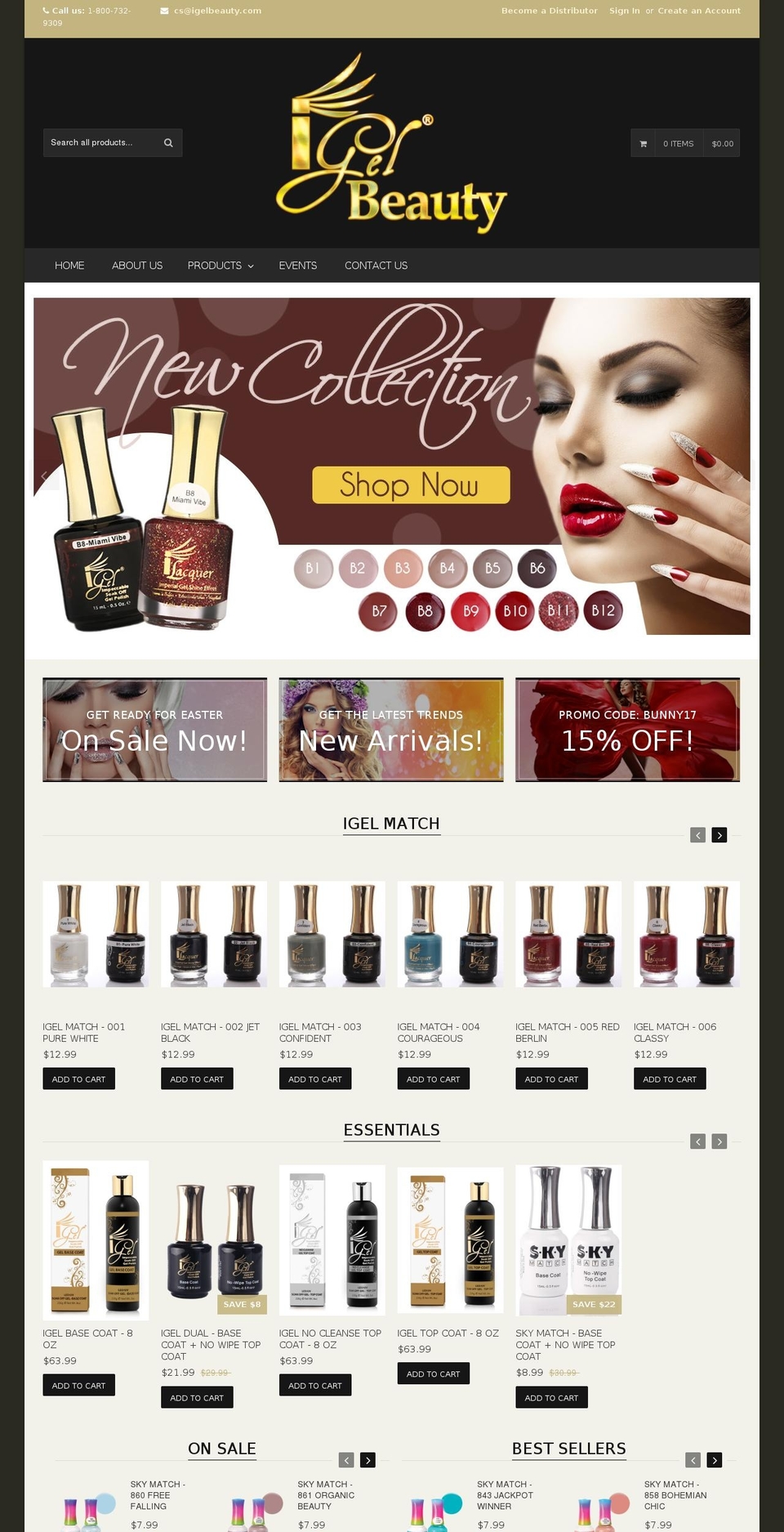 Navidium  - Videowise Shopify theme site example igelbeauty.com