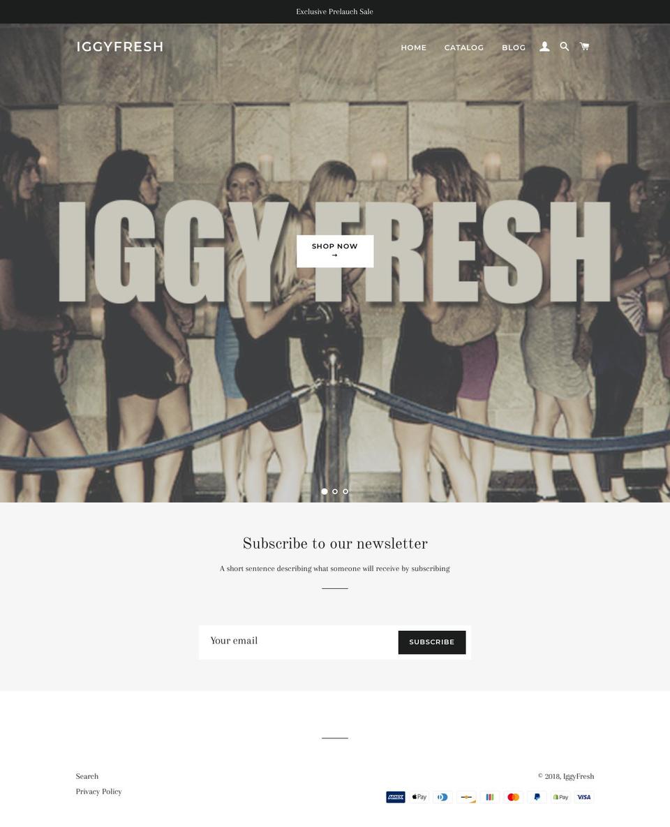 iggyfresh.com — Shopify storefront screenshot