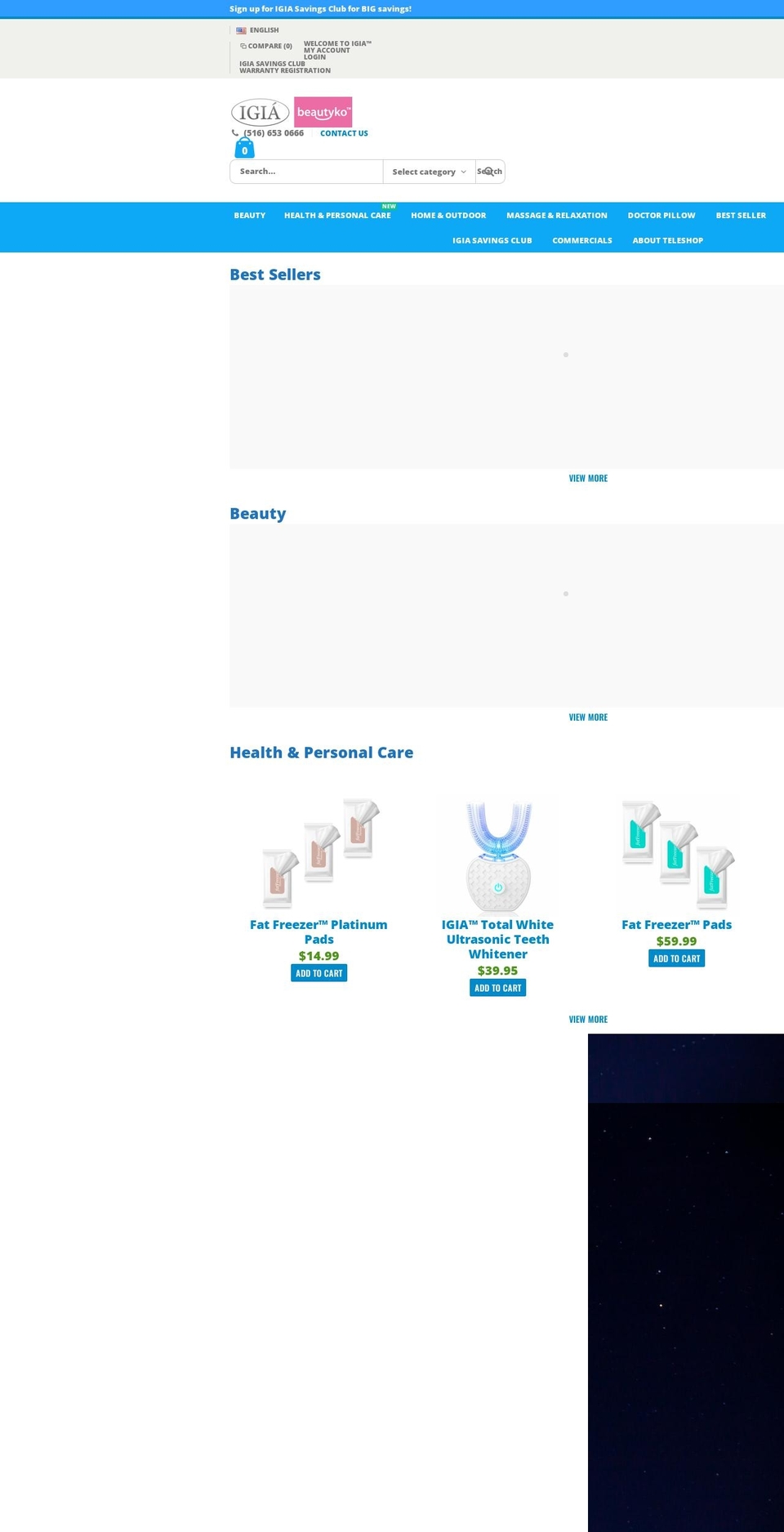 igia.com shopify website screenshot
