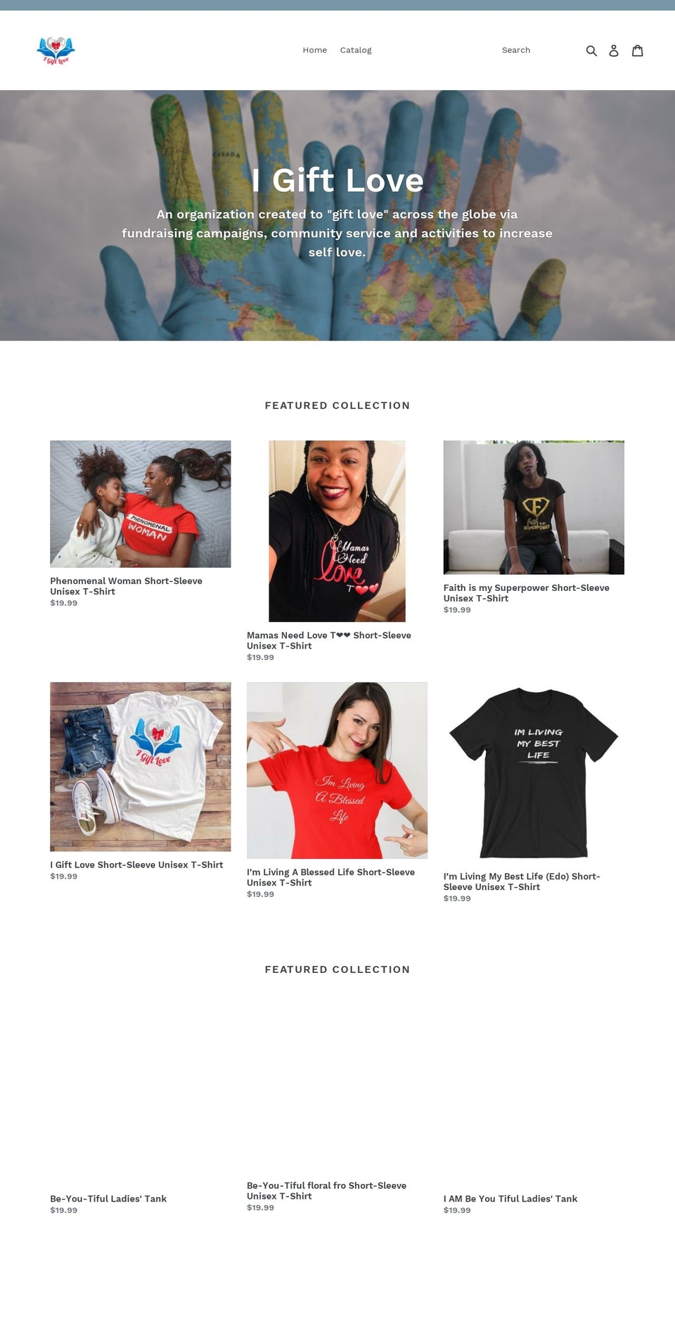 igiftlove.com — Shopify storefront screenshot