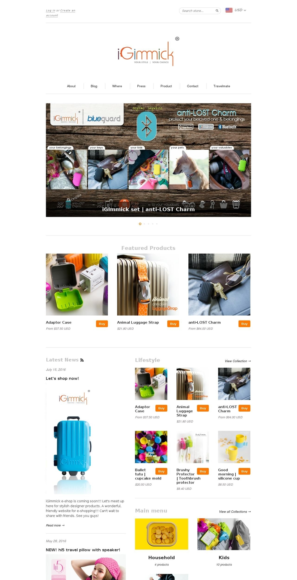 igimmick.co shopify website screenshot