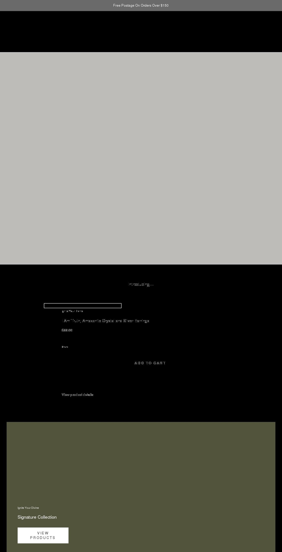 igniteyourdivine.com shopify website screenshot