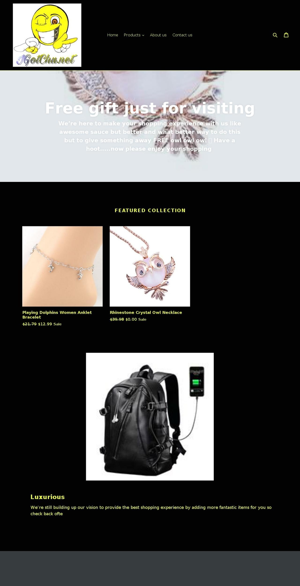 igotchu.net shopify website screenshot