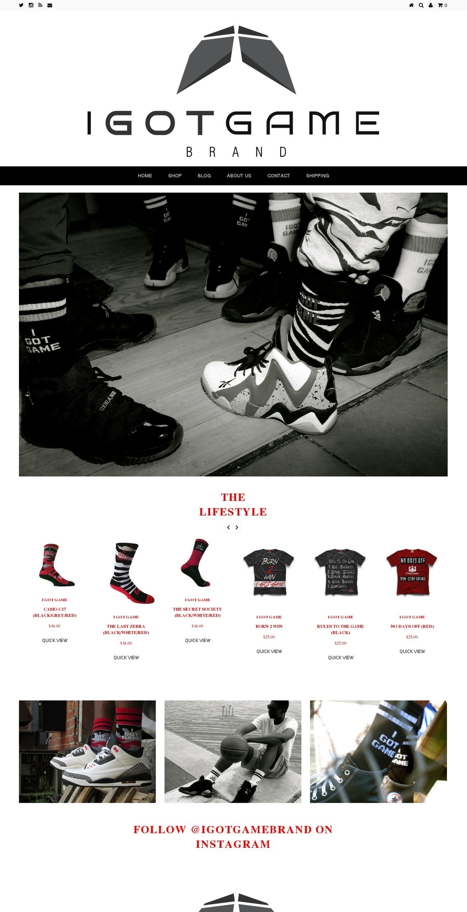 igotgamebrand.com shopify website screenshot