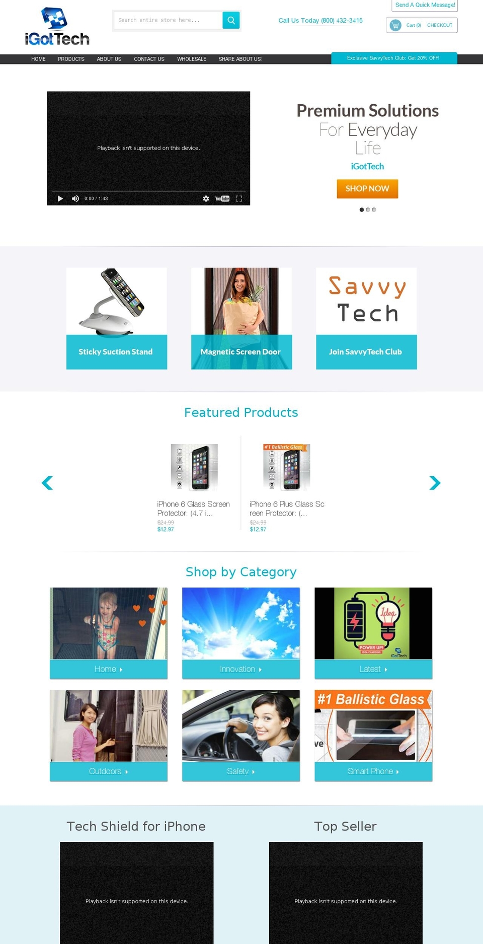 igottech.com shopify website screenshot