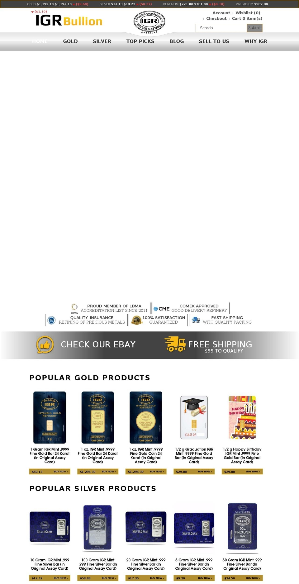 OCDesigns - IGR - Donot edit Shopify theme site example igrbullion.com