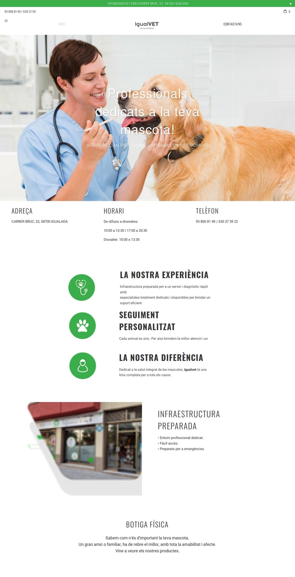 igualvet.com shopify website screenshot