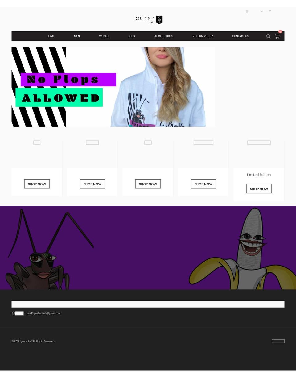 iguanalaf.com shopify website screenshot
