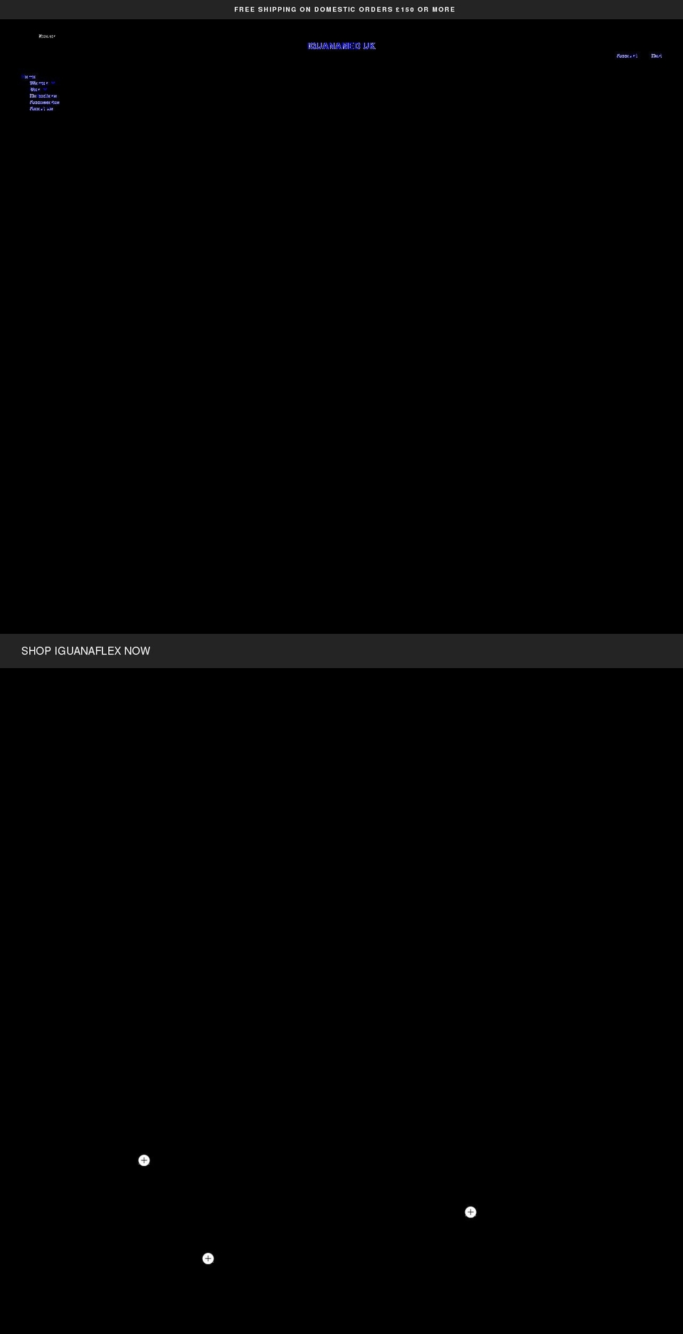 iguanamed.co.uk shopify website screenshot