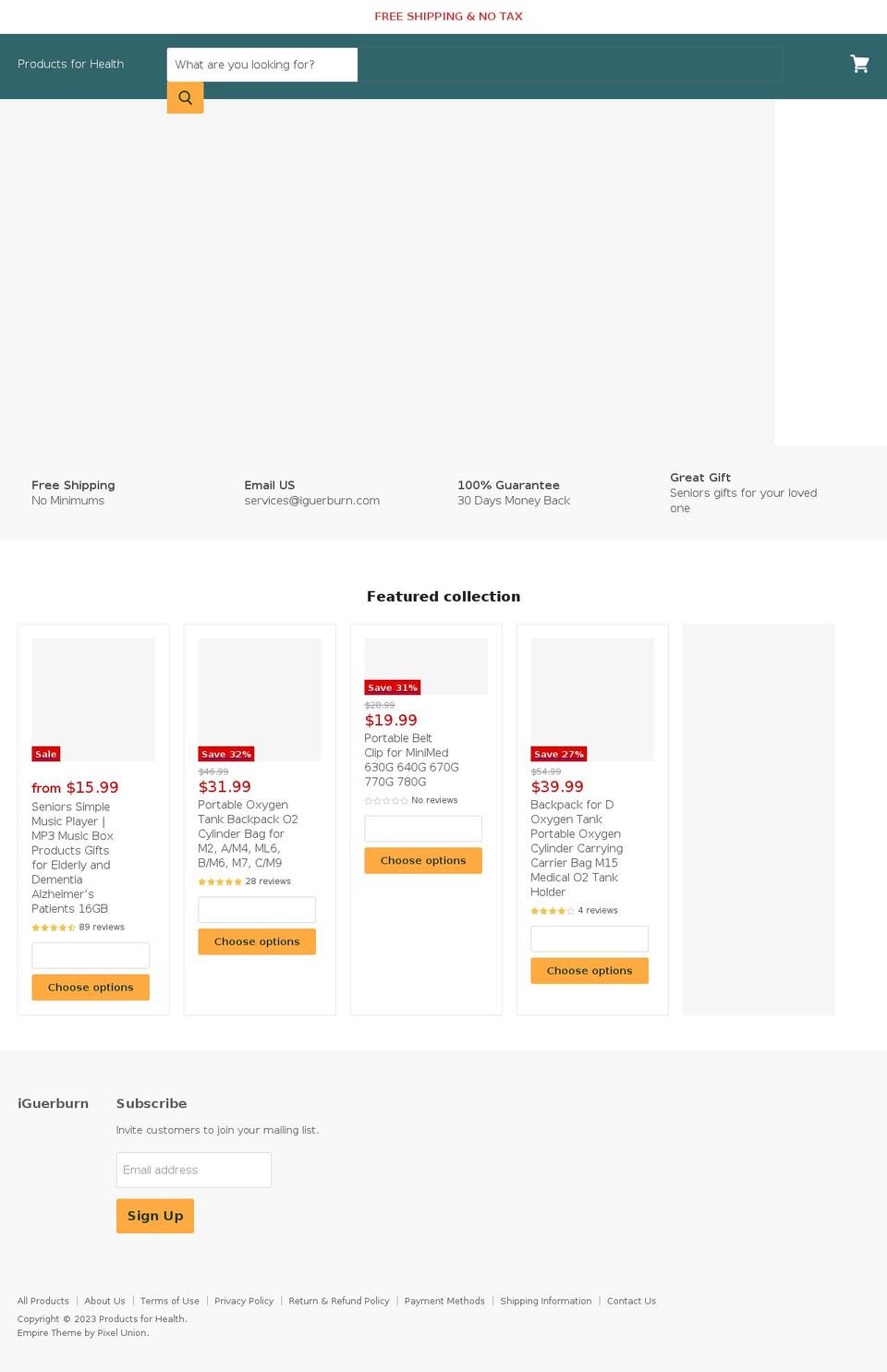 iguerburn.com shopify website screenshot