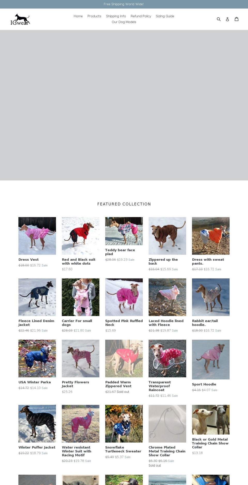 igwear.com shopify website screenshot