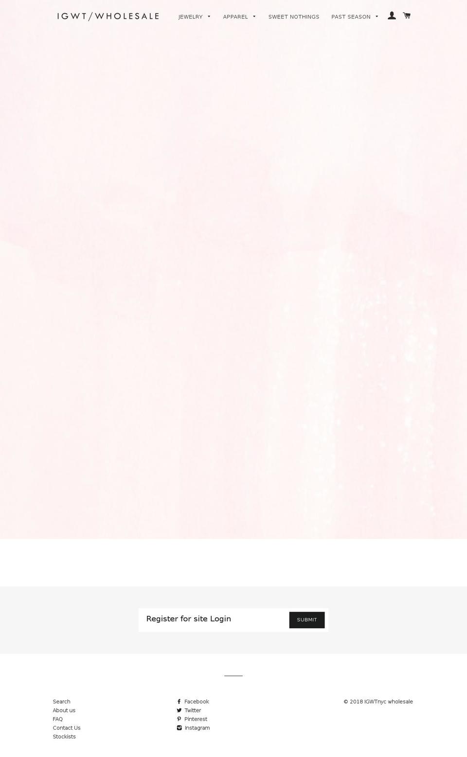 igwtnycwholesale.com — Shopify storefront screenshot