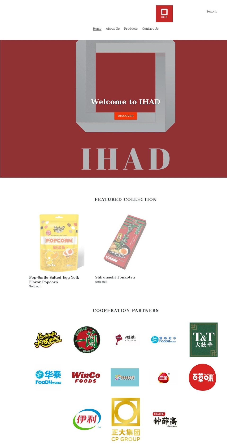 ihadshop.com shopify website screenshot