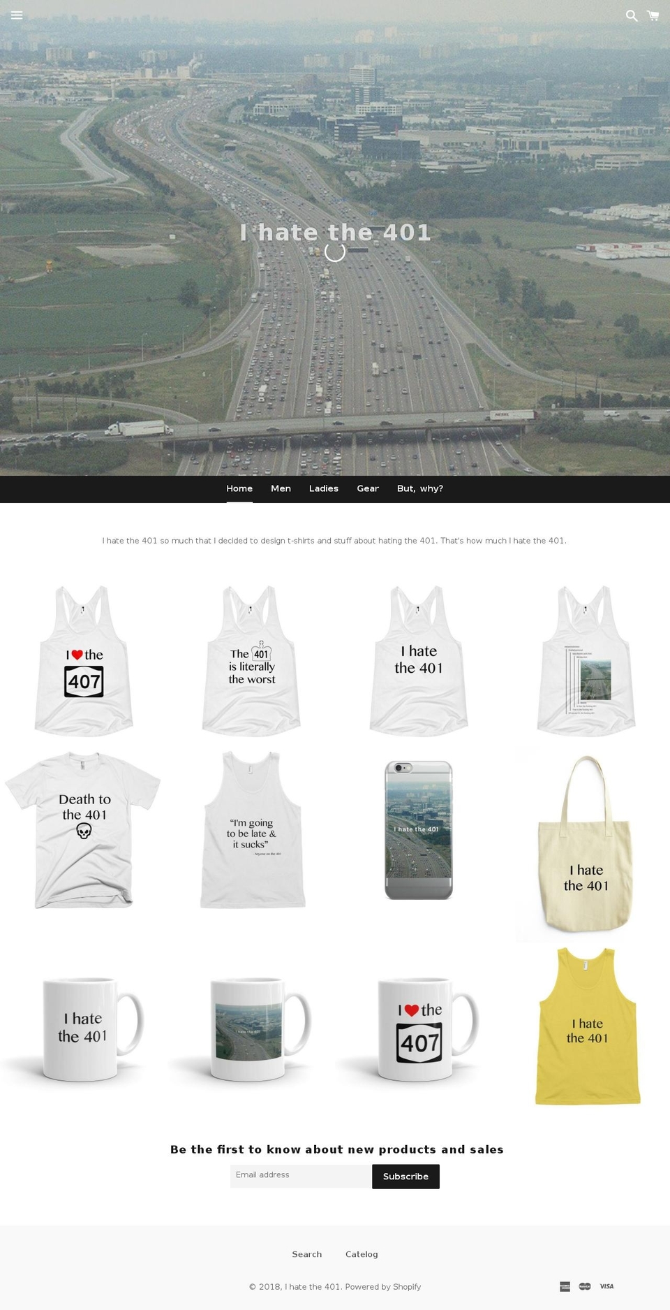 ihatethe401.com shopify website screenshot