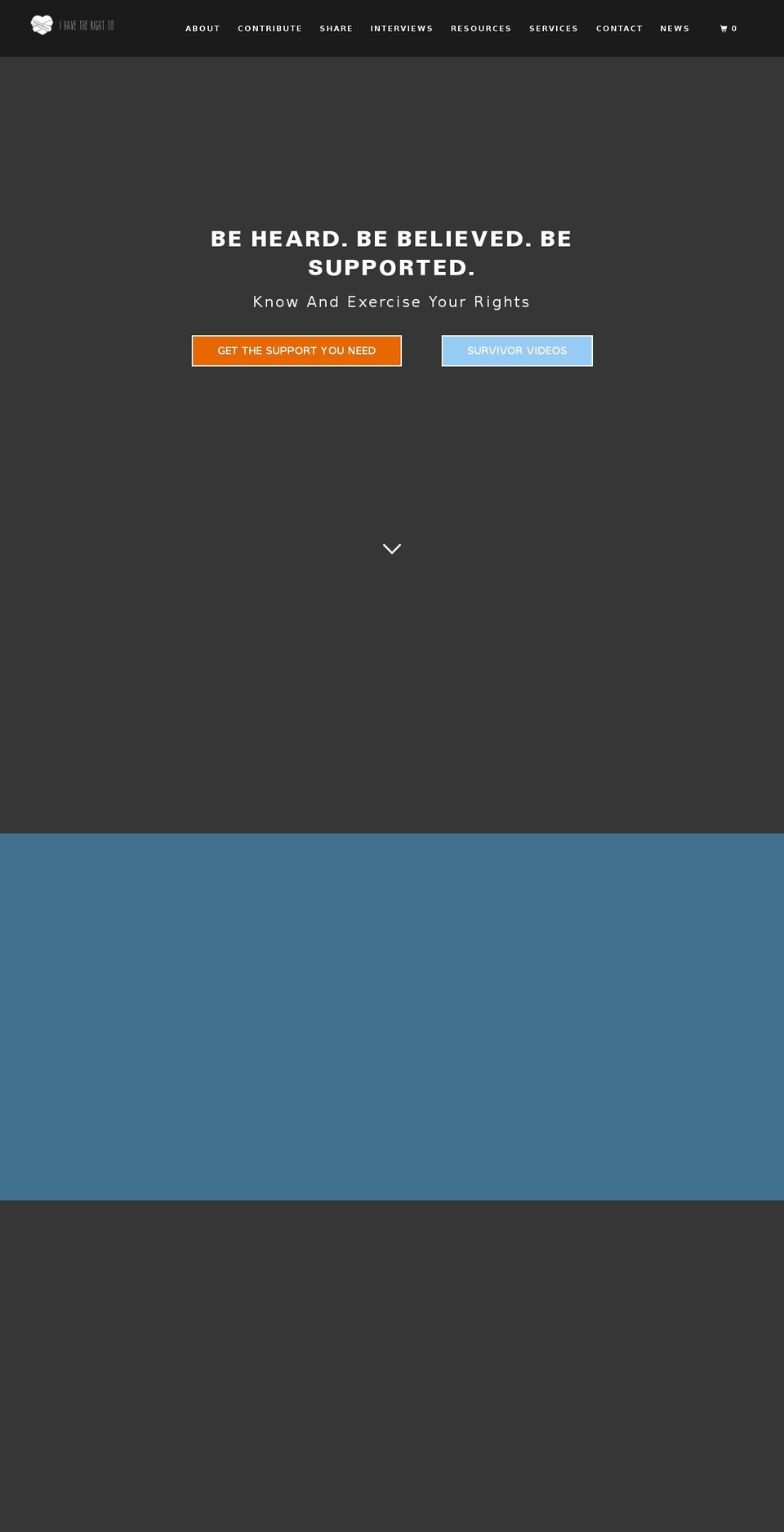 ihavetherightto.org shopify website screenshot